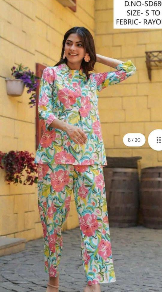 Shaminj New Trendy Coord Set