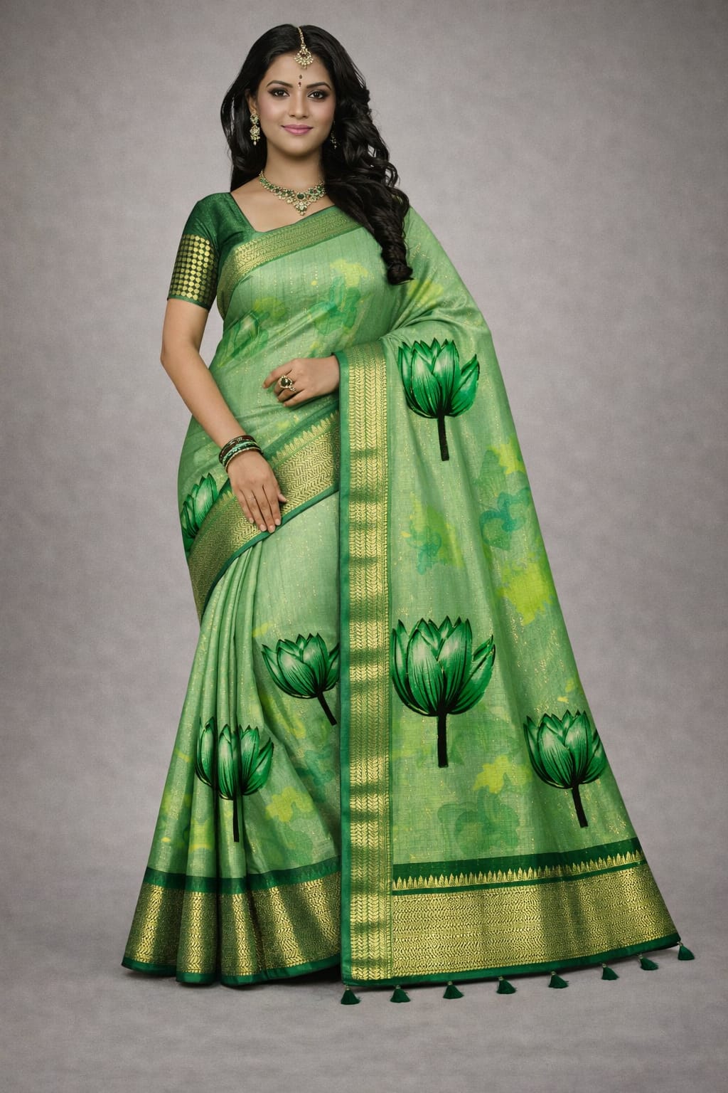 Superior ethnic saree crafted for a rich and graceful look