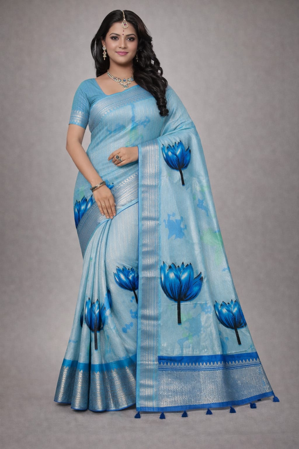 Superior ethnic saree crafted for a rich and graceful look