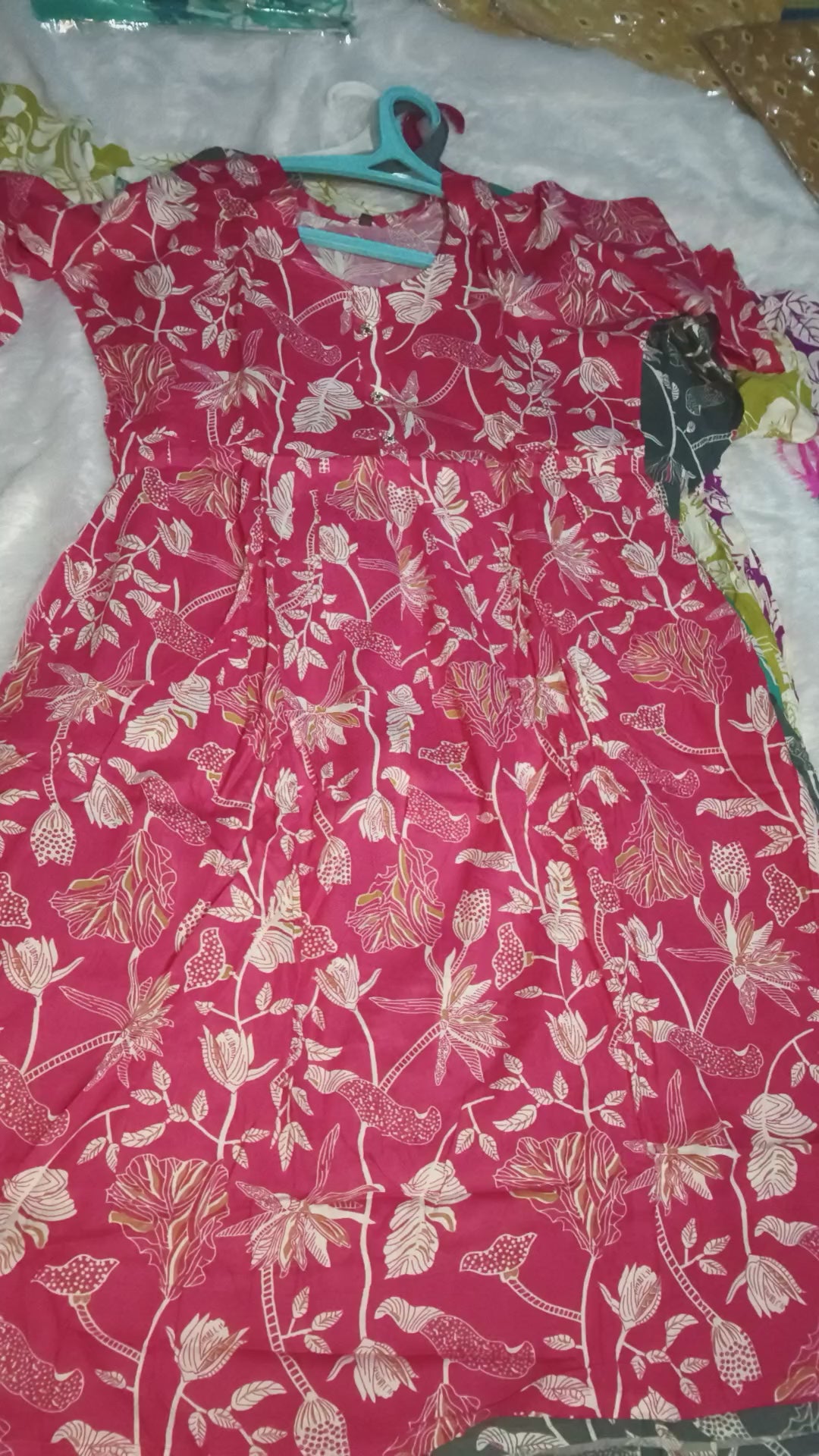 New Reyon pocket kurti