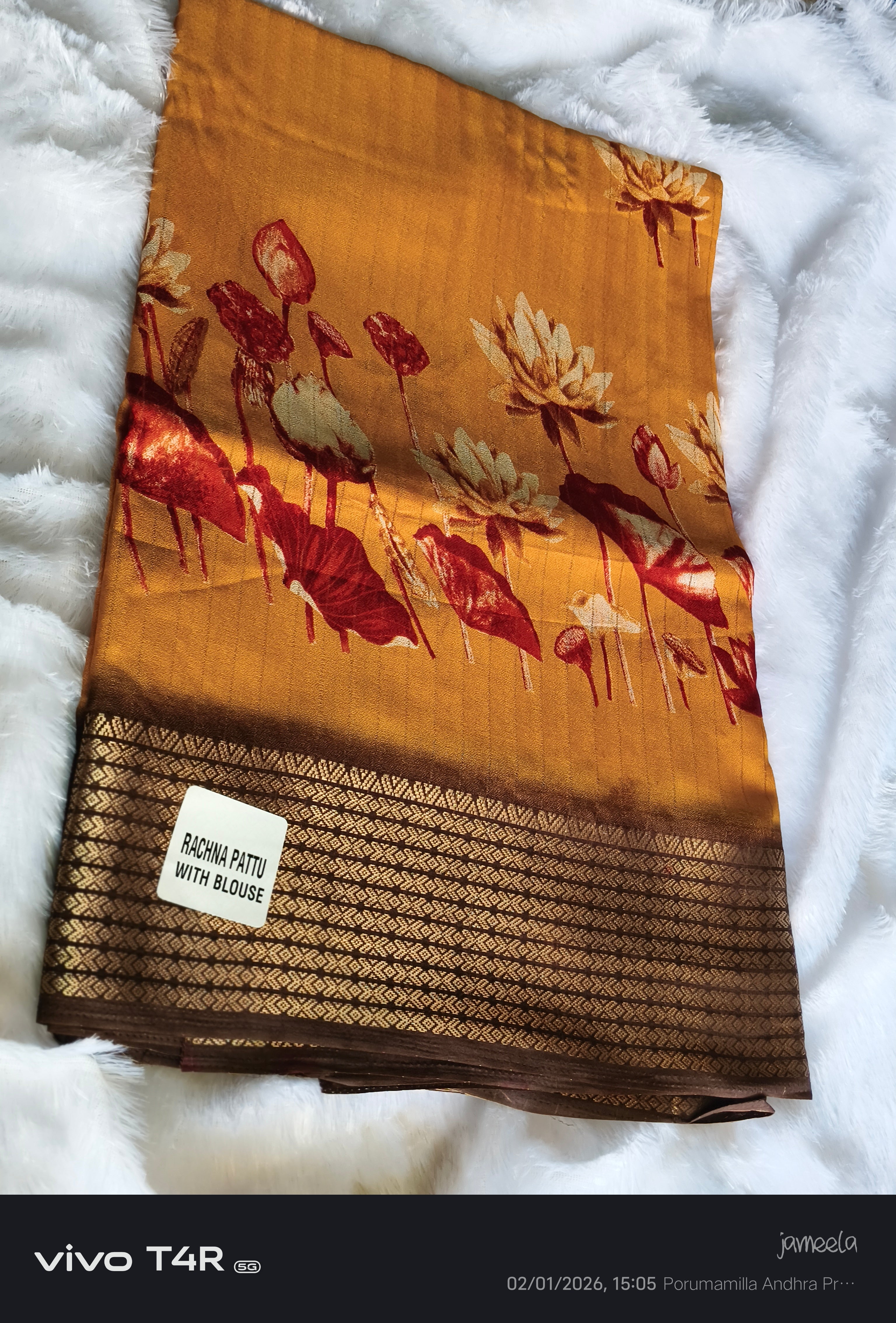 New trendy fancy silk saree