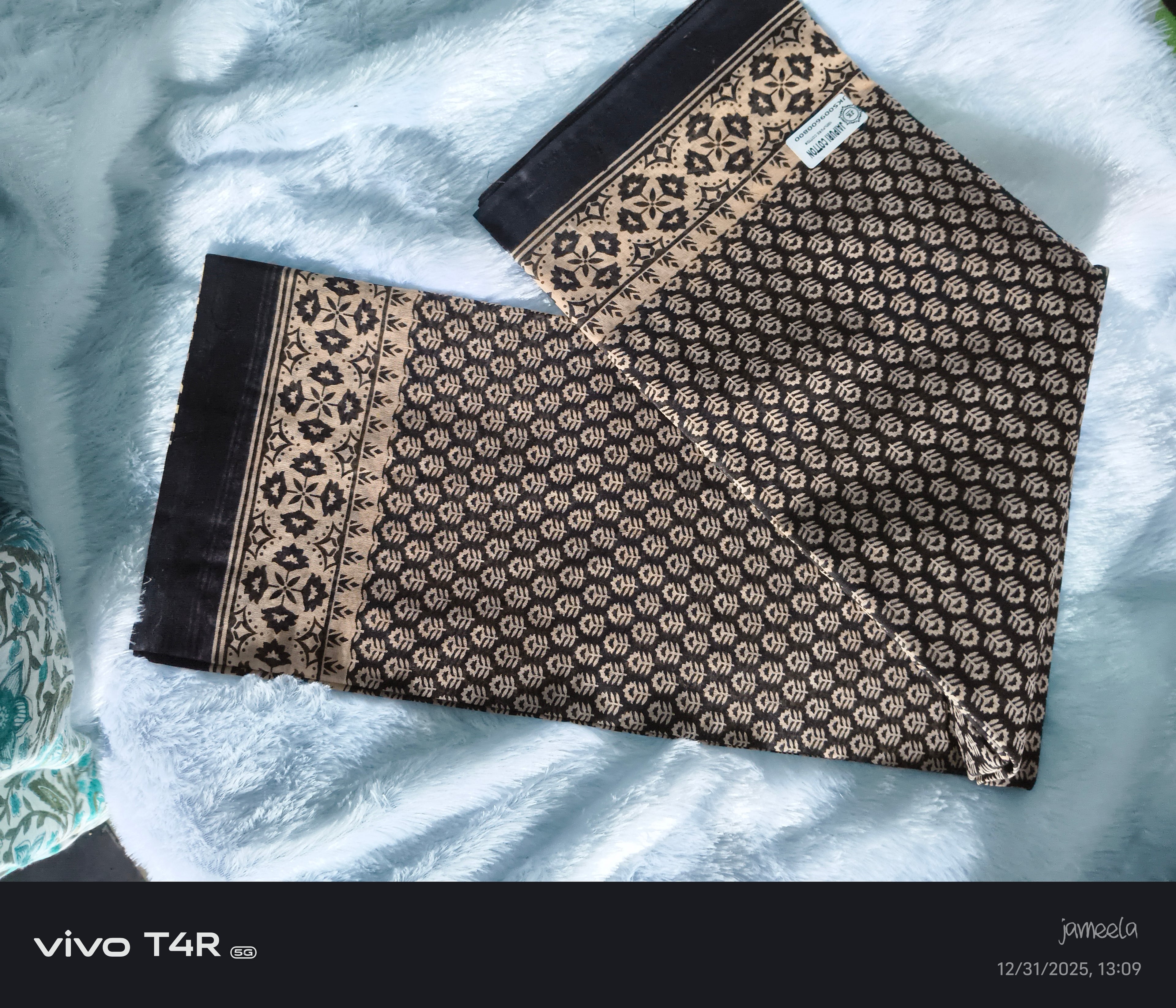 Traditional Ajrakh Printed Cotton Fabric – Multi Color Collection