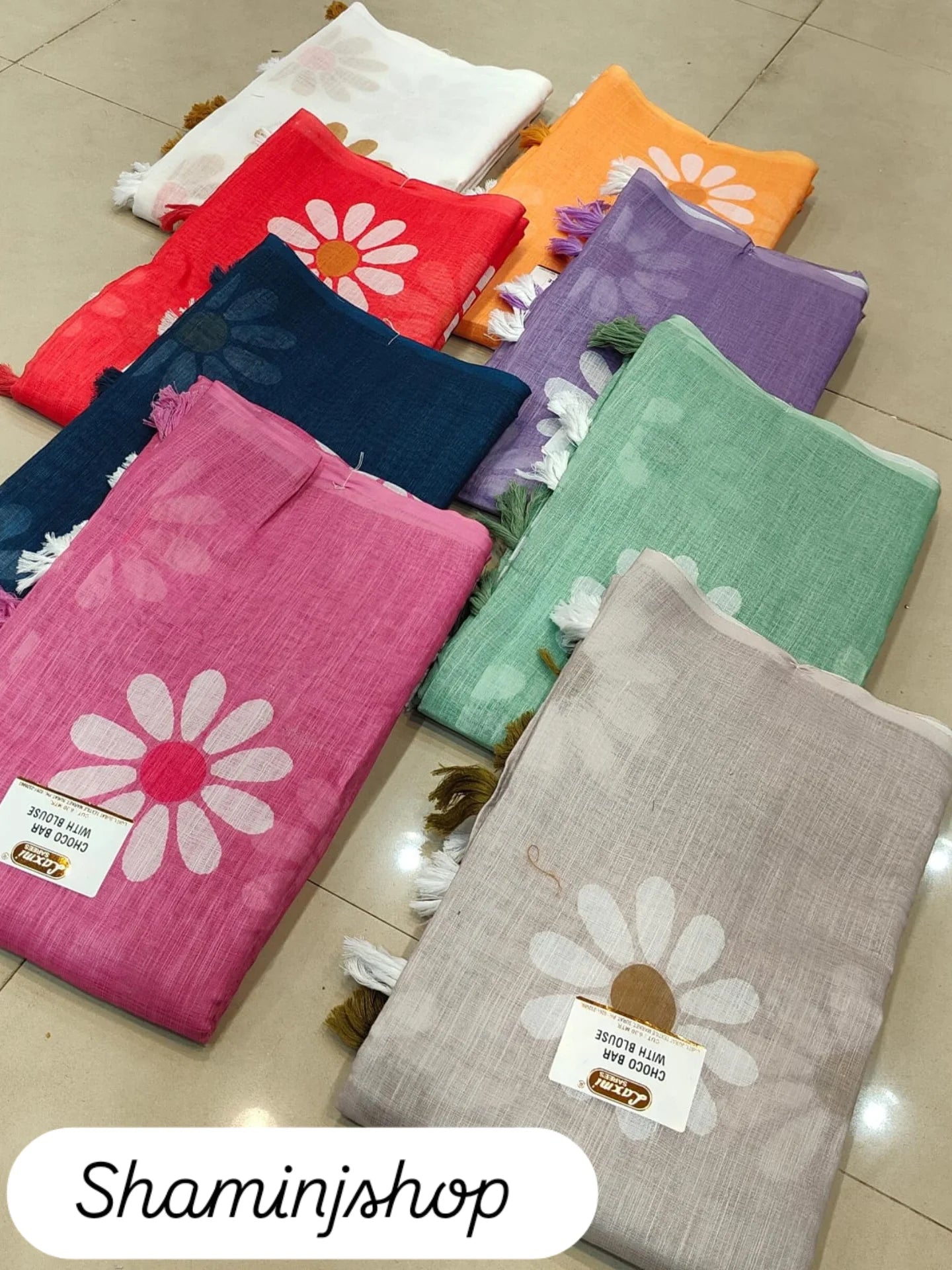 New  COTTON SLUB TRENDY SAREES