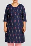 Fresh Rayon Navi blue kurti