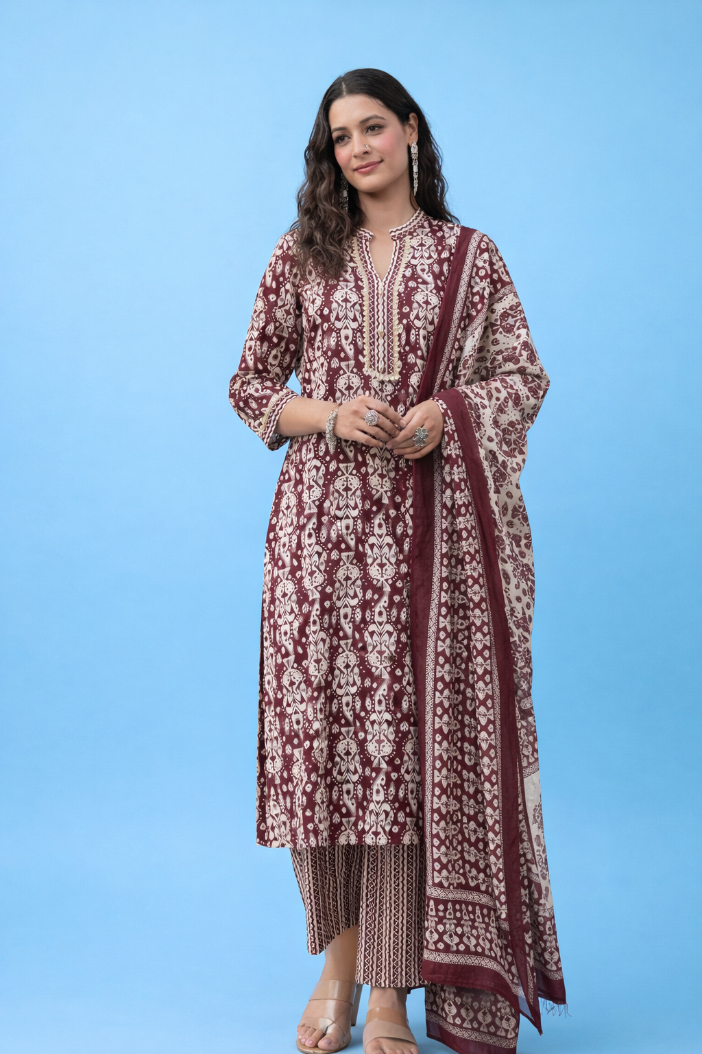 Stiched new black and maroon dresses