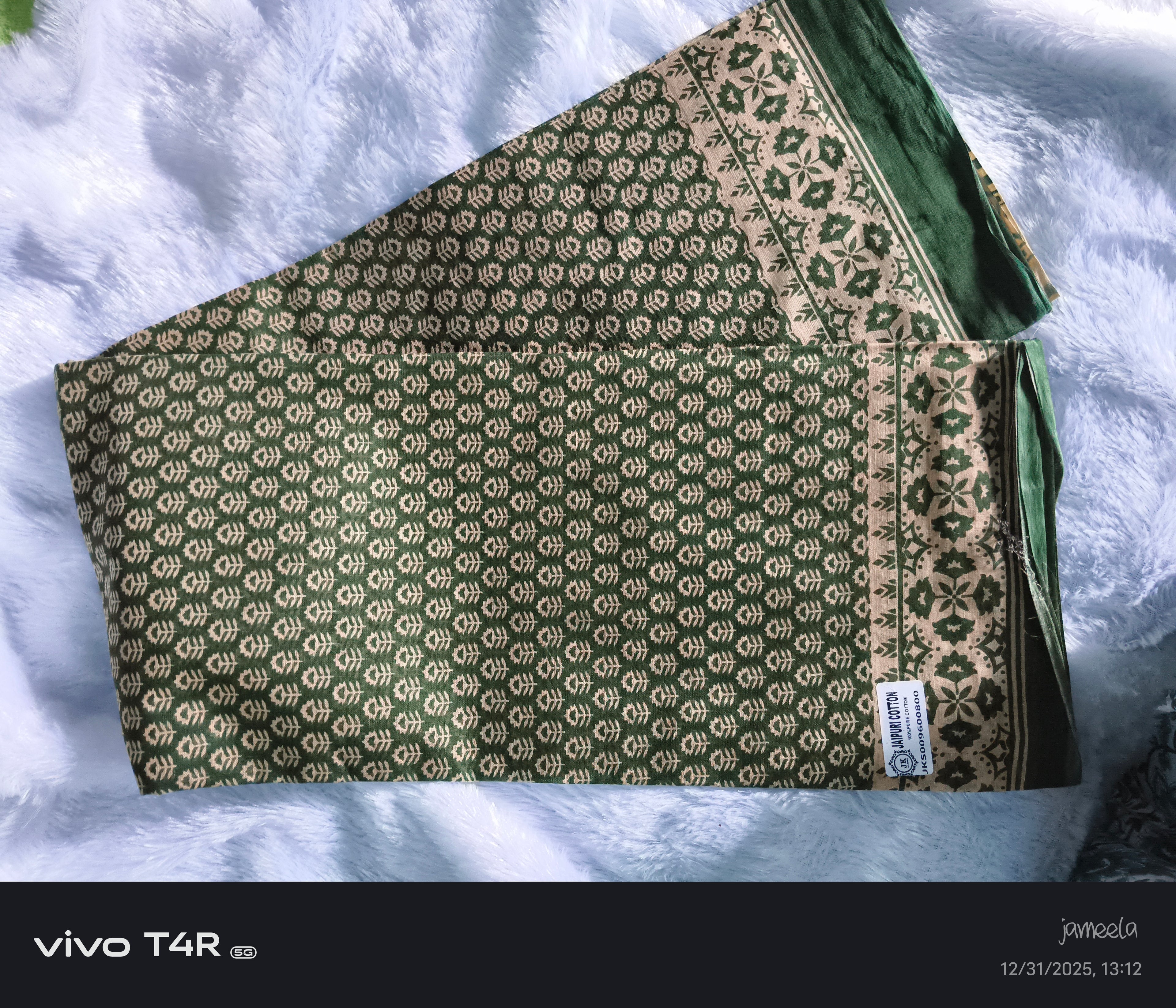 Traditional Ajrakh Printed Cotton Fabric – Multi Color Collection