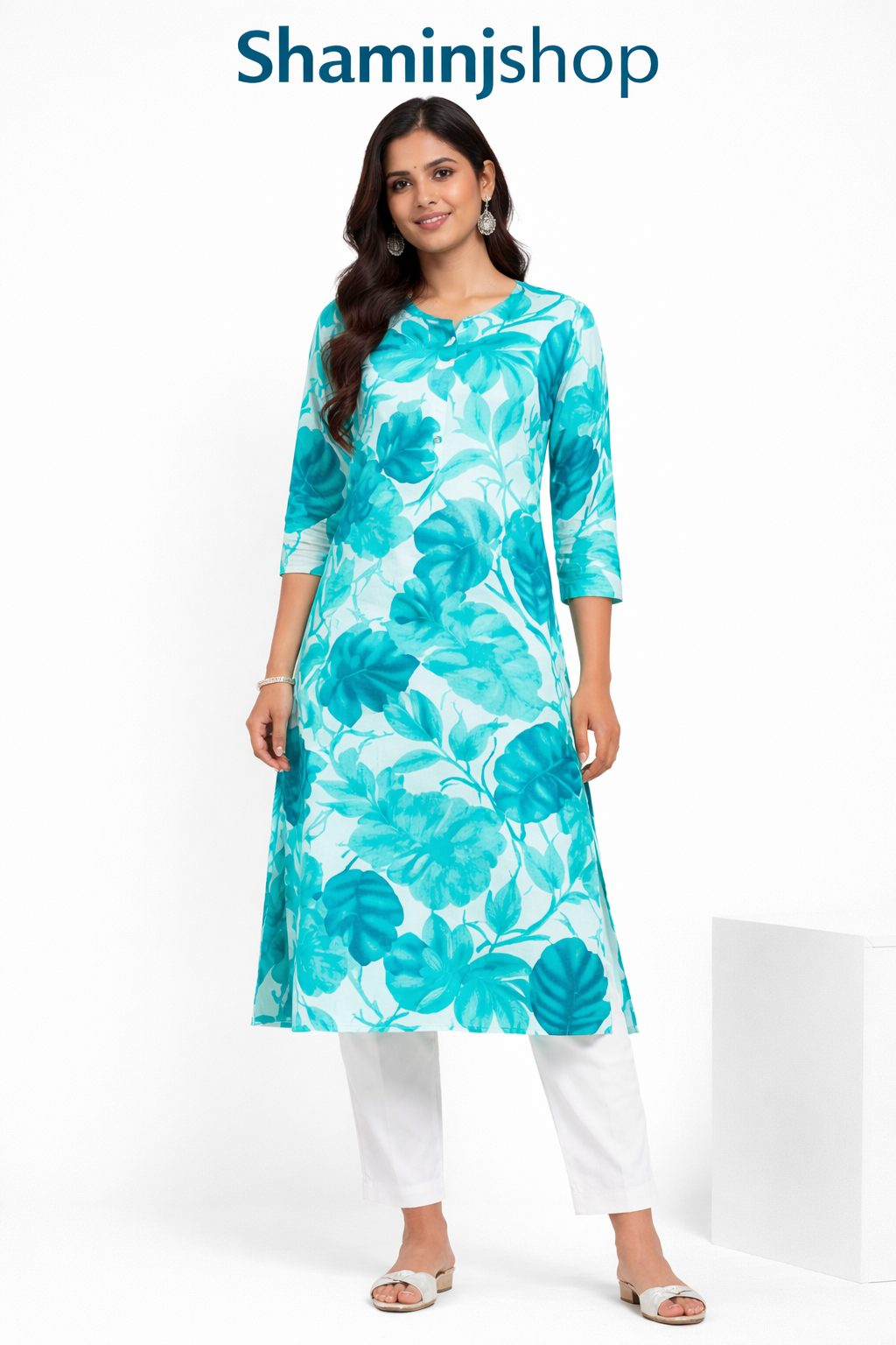 Superior Sky blue kurti