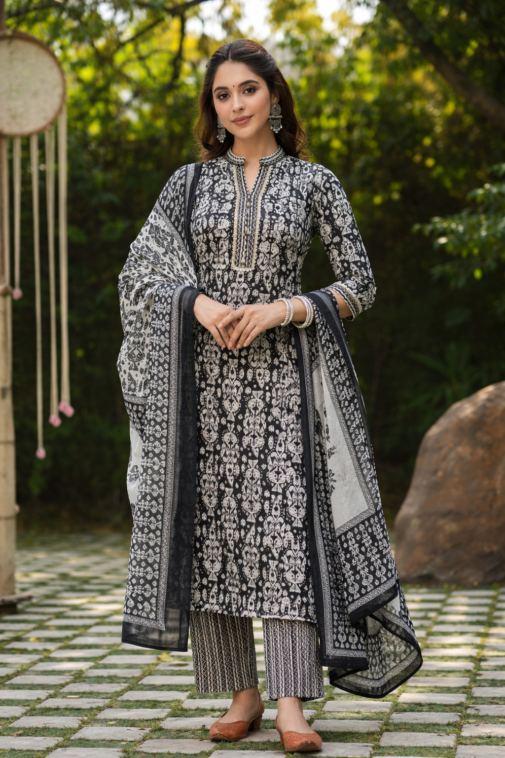 Stiched new black and maroon dresses