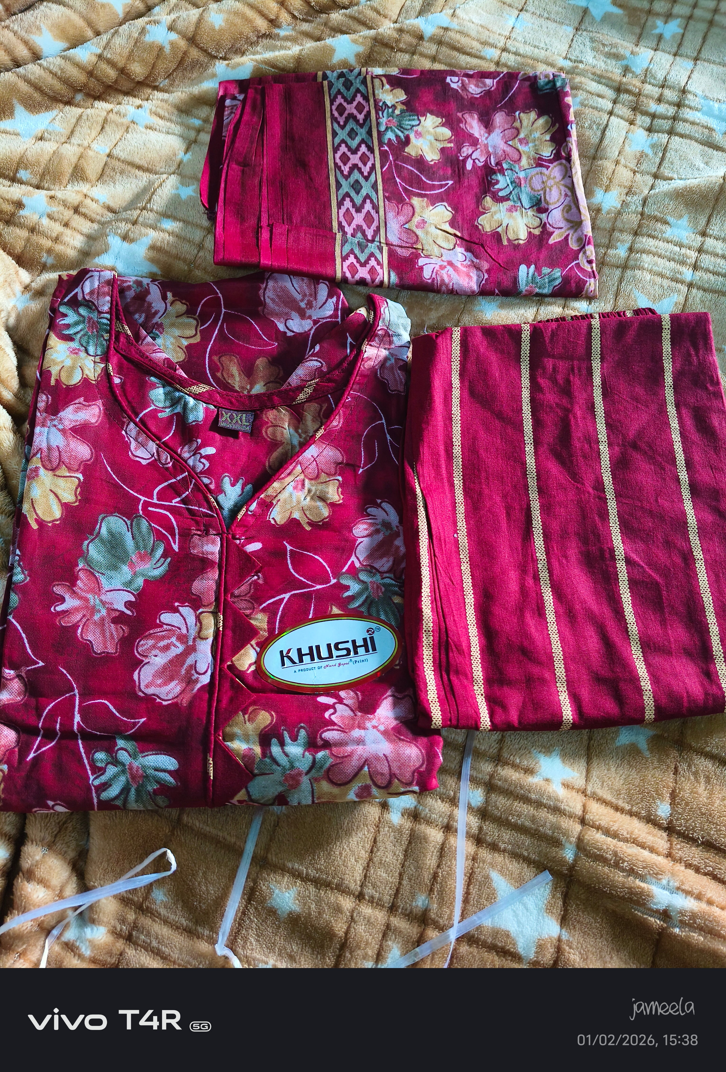 office wear cotton kurti set